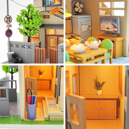 DIY Amano's Home Miniatuurhuis met LED-licht