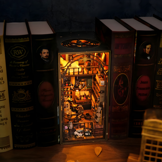 DIY Mira Magic House Booknook Series Miniature Kit with LED Light & Music Box – Beirut Lebanon