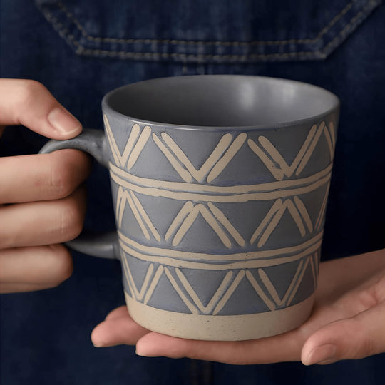 Japanse handgemaakte aardewerk mok 350 ml