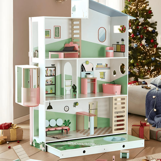 Playtive Houten poppenhuis Deluxe XXL