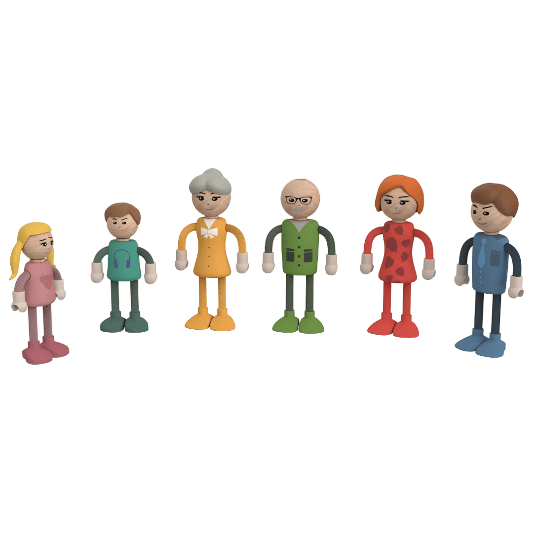 Playtive Flexible Doll Set