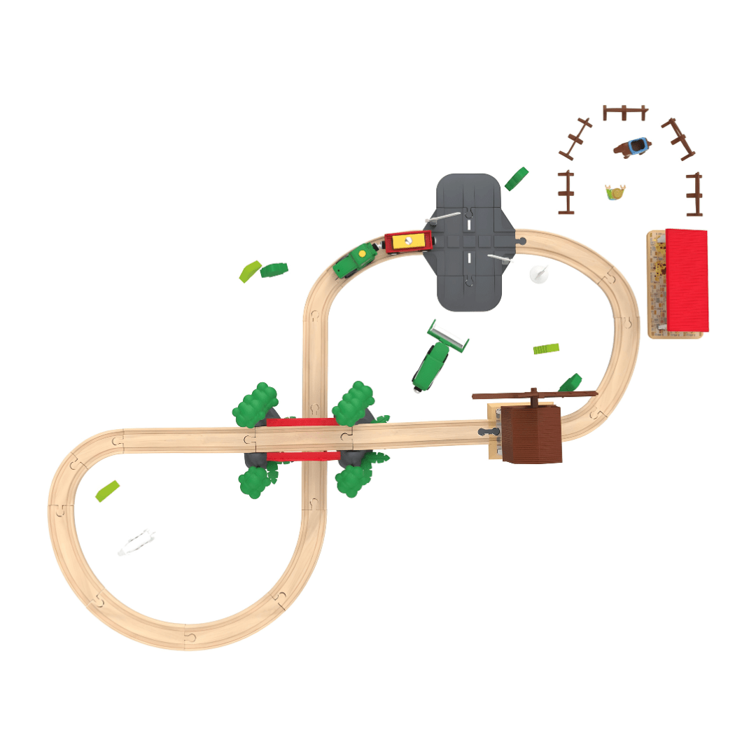Playtive Farm Treinset 43 Stuks 2.8M