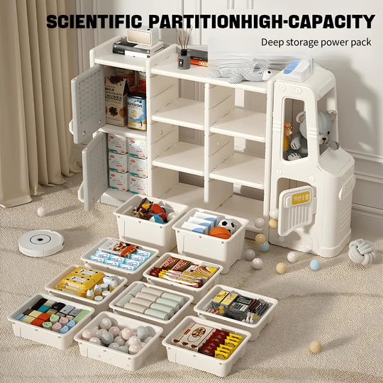 HDPE Bus Opbergkast 145×32×92cm
