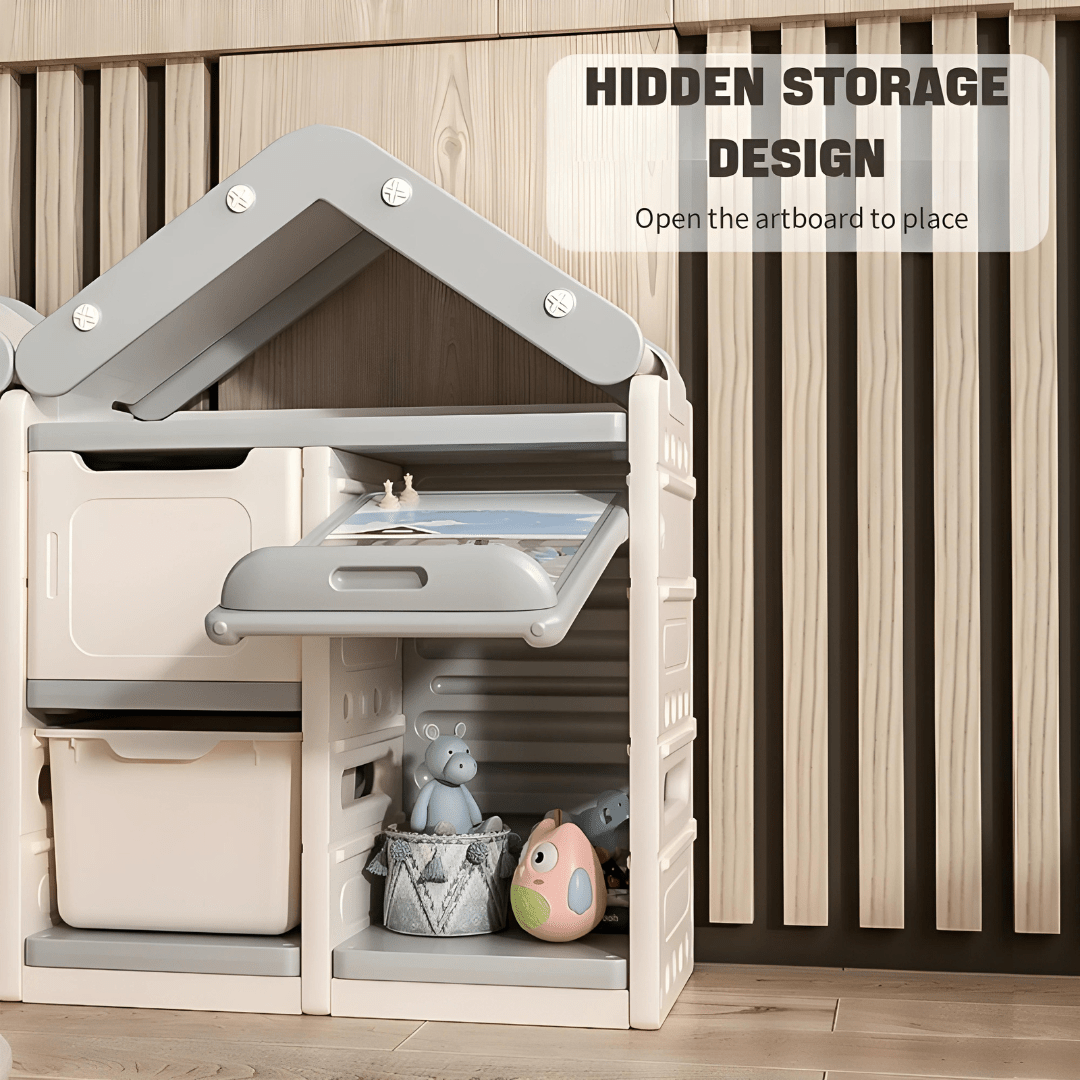 Premium HDPE Toy and Book Storage- Organize with Style And Durability