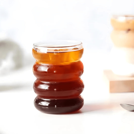 300 ml onregelmatige glazen tumbler voor alle dranken