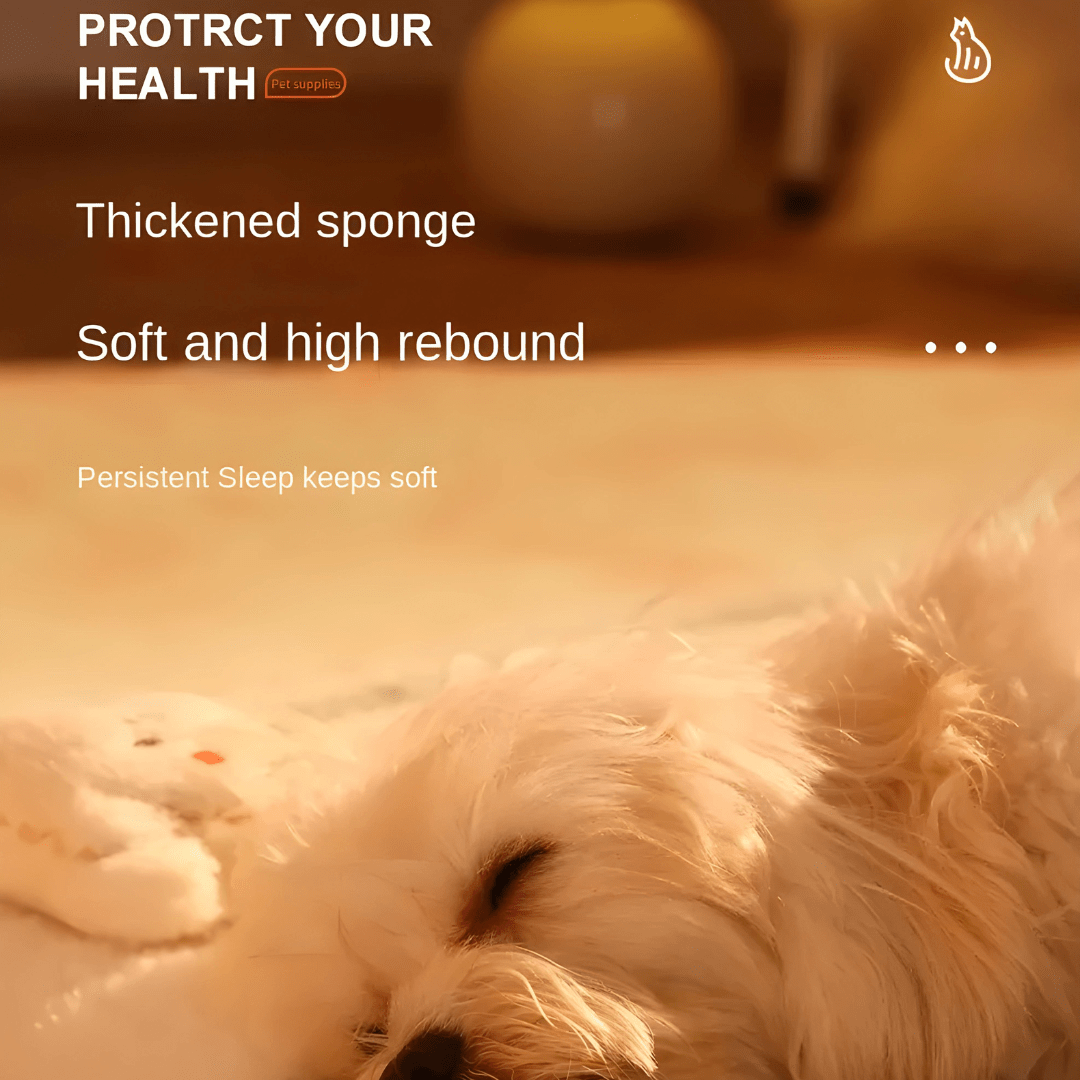 Afneembare en wasbare pluchen katten- en hondenmat van konijnen