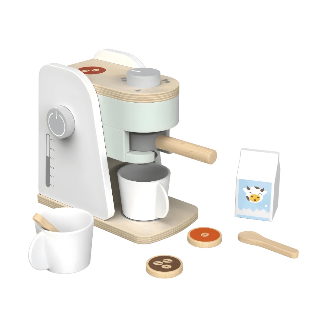 Playtive Wooden Kitchen Toaster Or Coffee Machine Set – EUROPEAN