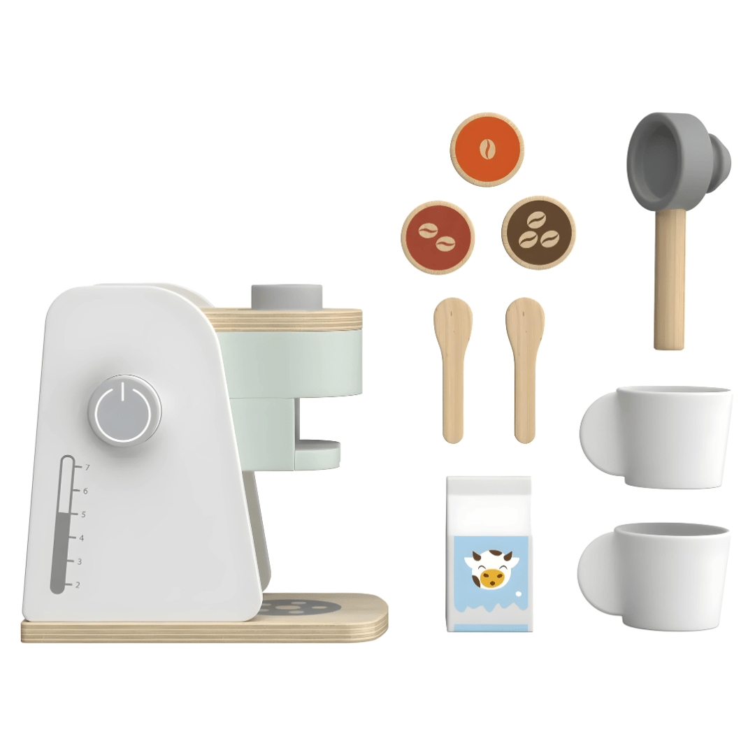 Playtive Wooden Kitchen Toaster Or Coffee Machine Set