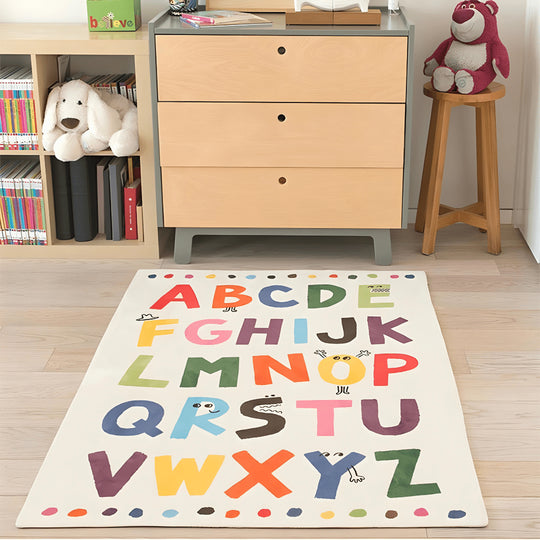 Alphabet kids rug 100×150 cm soft colorful anti-slip educational playmat for children – Lebanon Beirut