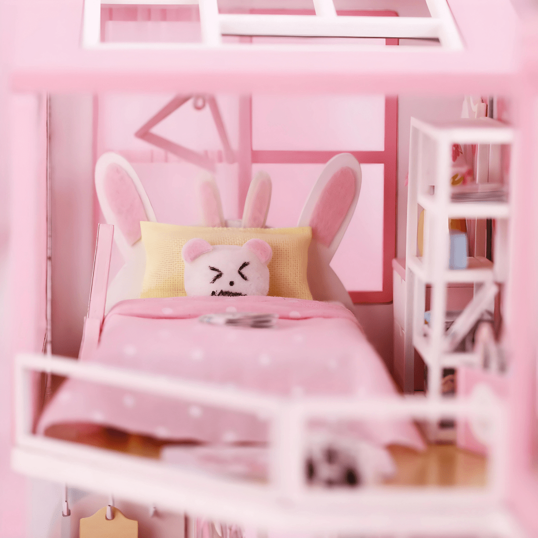 DIY First Love Miniature House – Wooden Furniture & LED Light