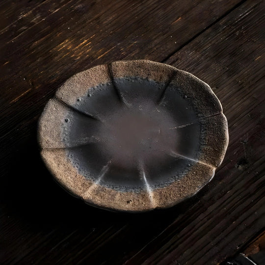 Japanse stijl aardewerk retro kop met schotel 80ML