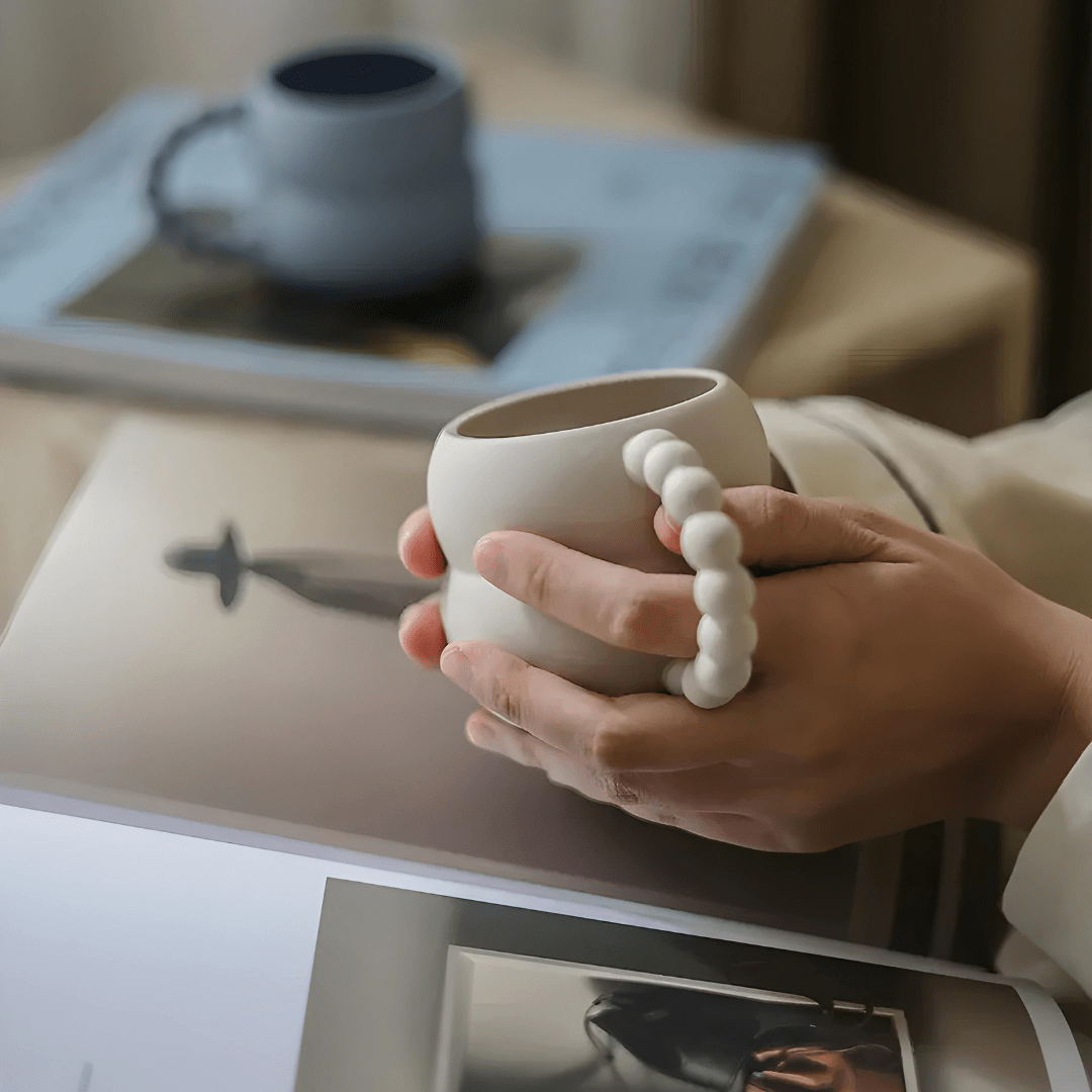 Purity Frosted Matte Coffee Mug – Cute & Unique 250ml Ceramic Cup