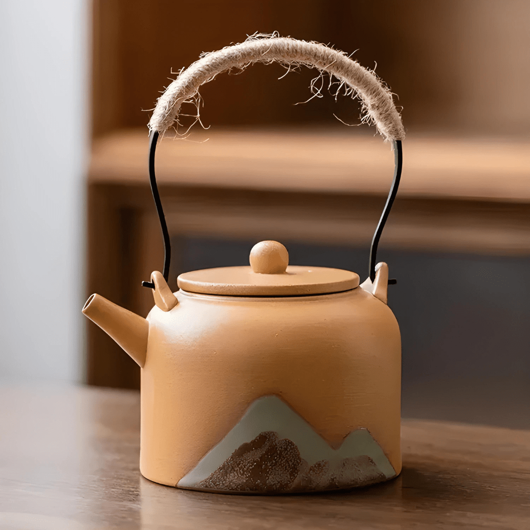 Premium Chinese Coarse Pottery Kung-fu Tea Set