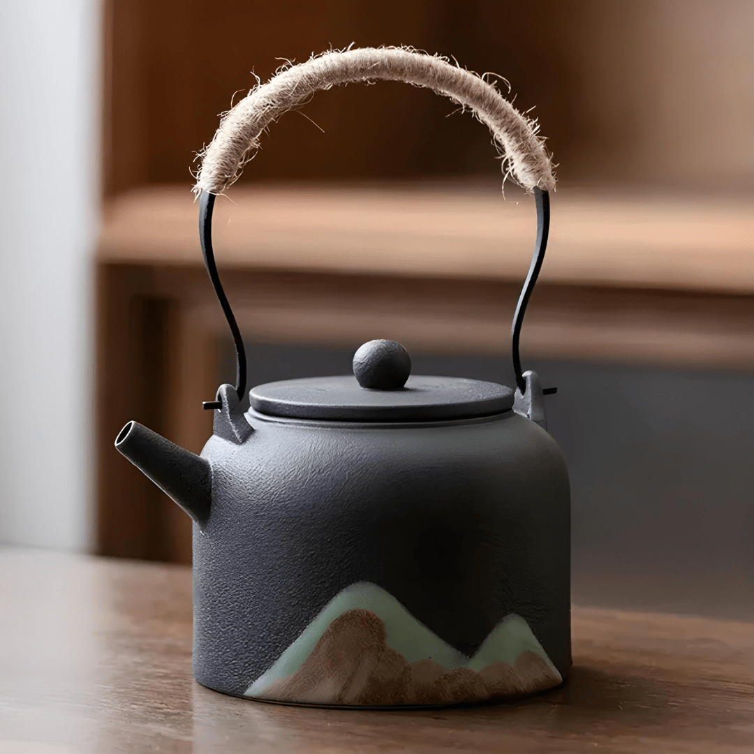 Premium Chinese Coarse Pottery Kung-fu Tea Set