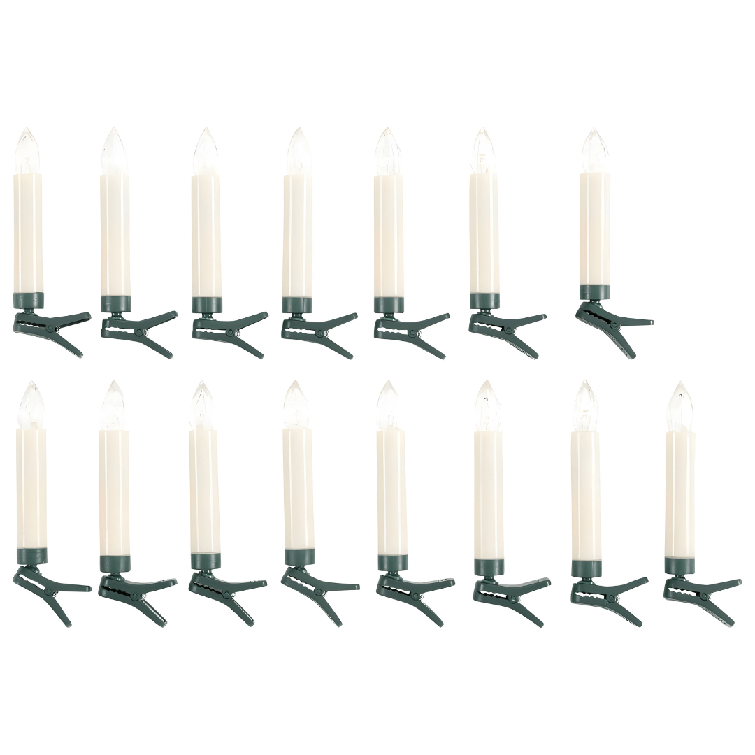 LIVARNO home LED Christmas Tree Candles 15 pcs