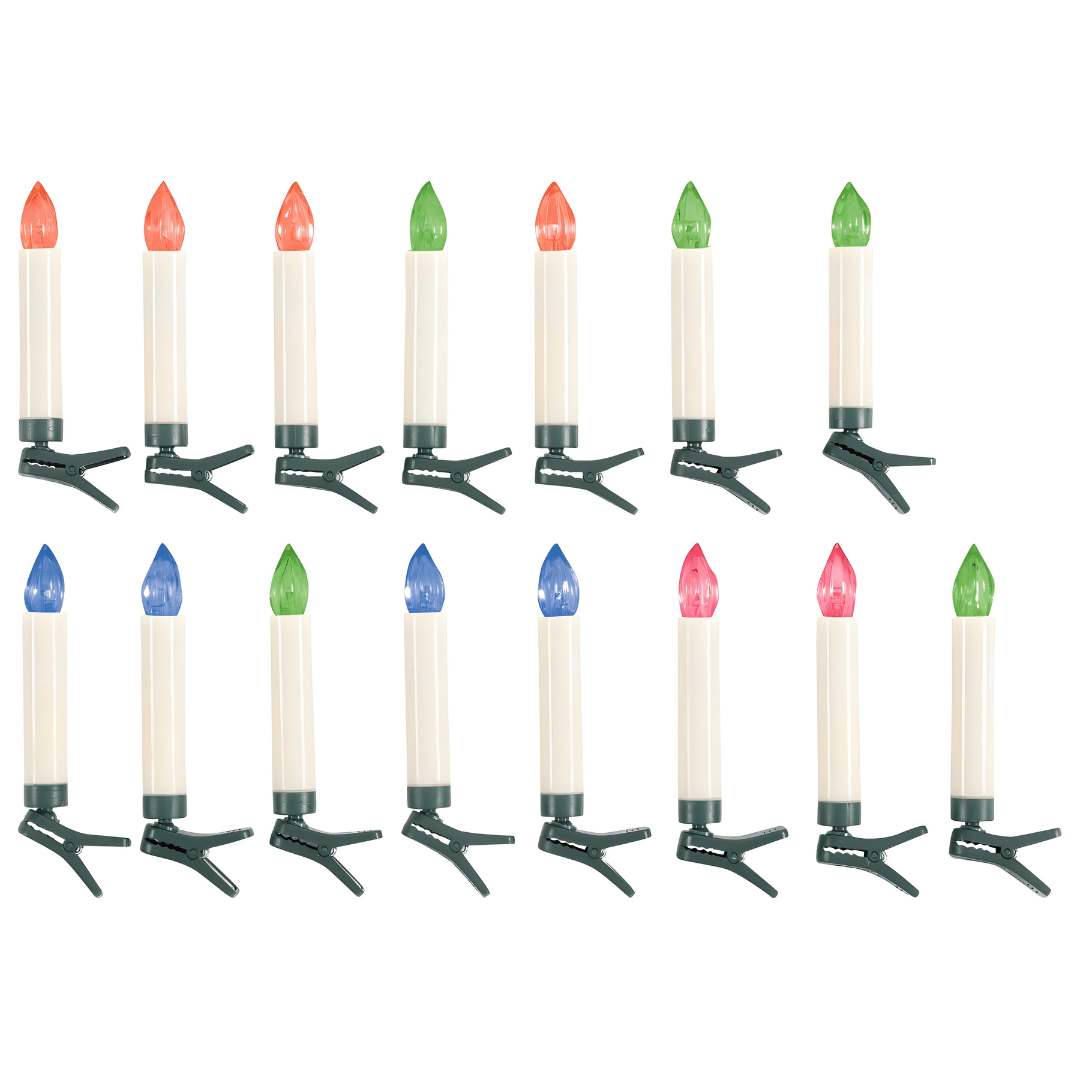 LIVARNO home LED Christmas Tree Candles 15 pcs