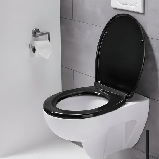 Livarno Home Toilet Seat Black – European Household - Lebanon