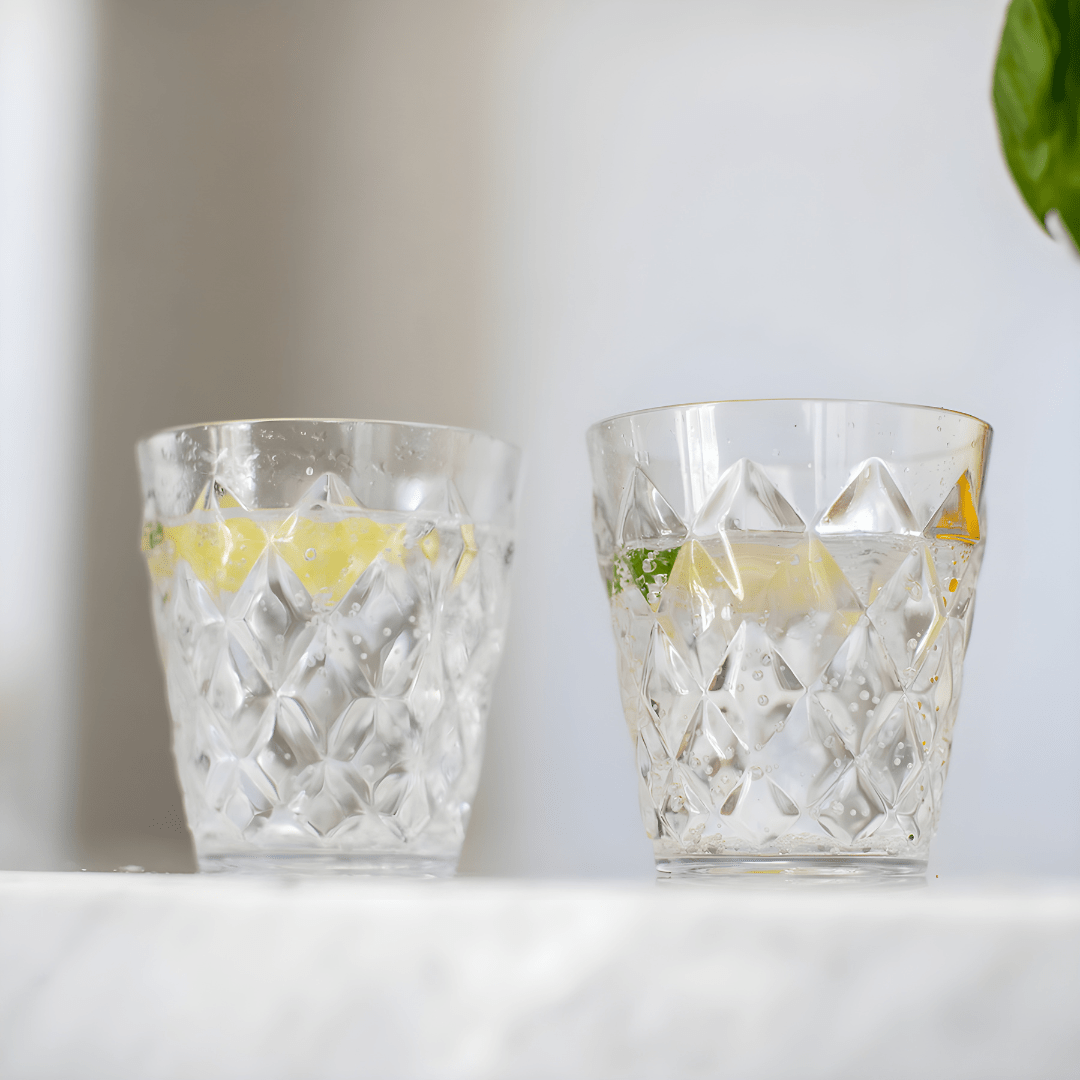 KOZIOL Drinking Pot + 4 Glasses Stackable