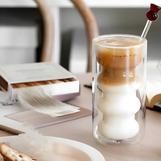 Double Wall Glass Mug | European Household – Stylish & Durable