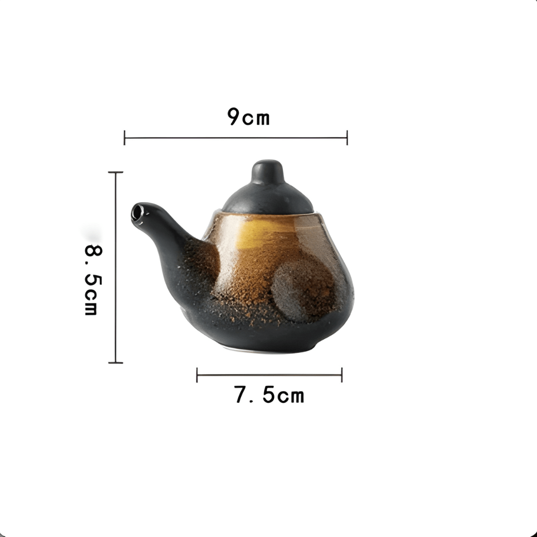 Japanese Retro Ceramic Seasoning Set | European Household