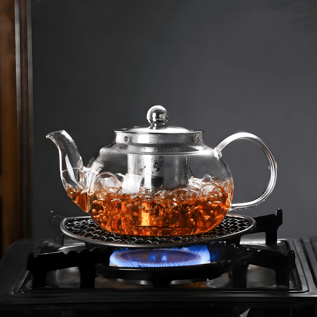 Borosilicate Glass Teapot with Strainer | European Household
