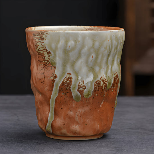 Handgemaakte rustieke Japanse keramische theekopjes 200 ml