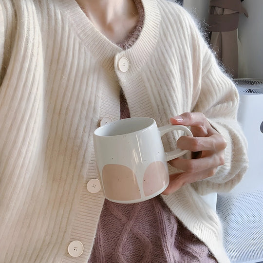 Elegante, handgemaakte keramische koffiemok voor elke dag, 320 ml