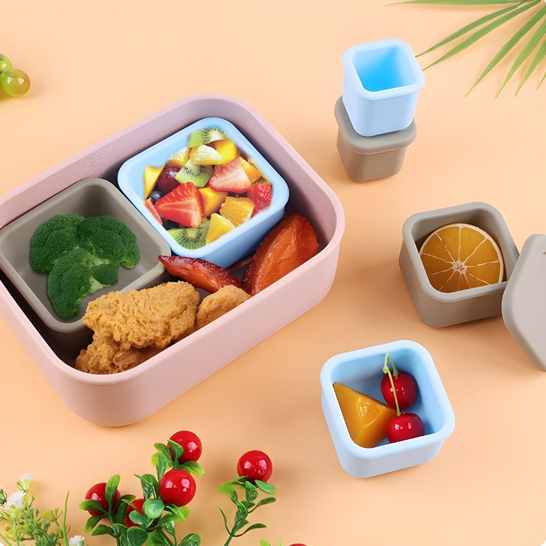 BPA-vrije mini siliconen kindersnackset