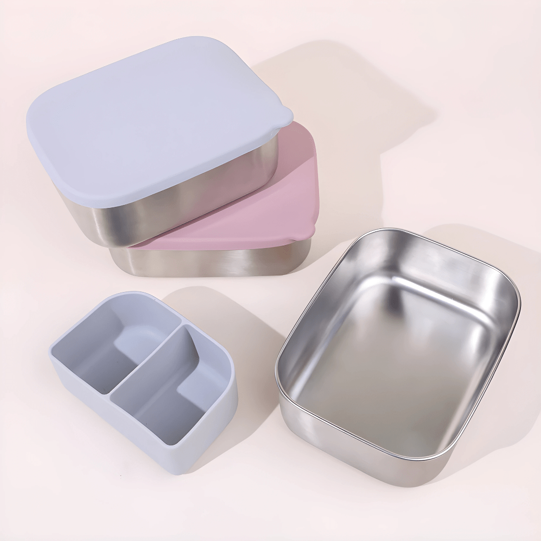 Leakproof stainless Steel Kids Lunchbox – European Household - Lebanon
