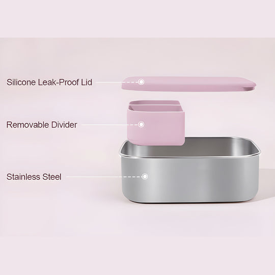 Lekvrije roestvrijstalen kinderbentobox