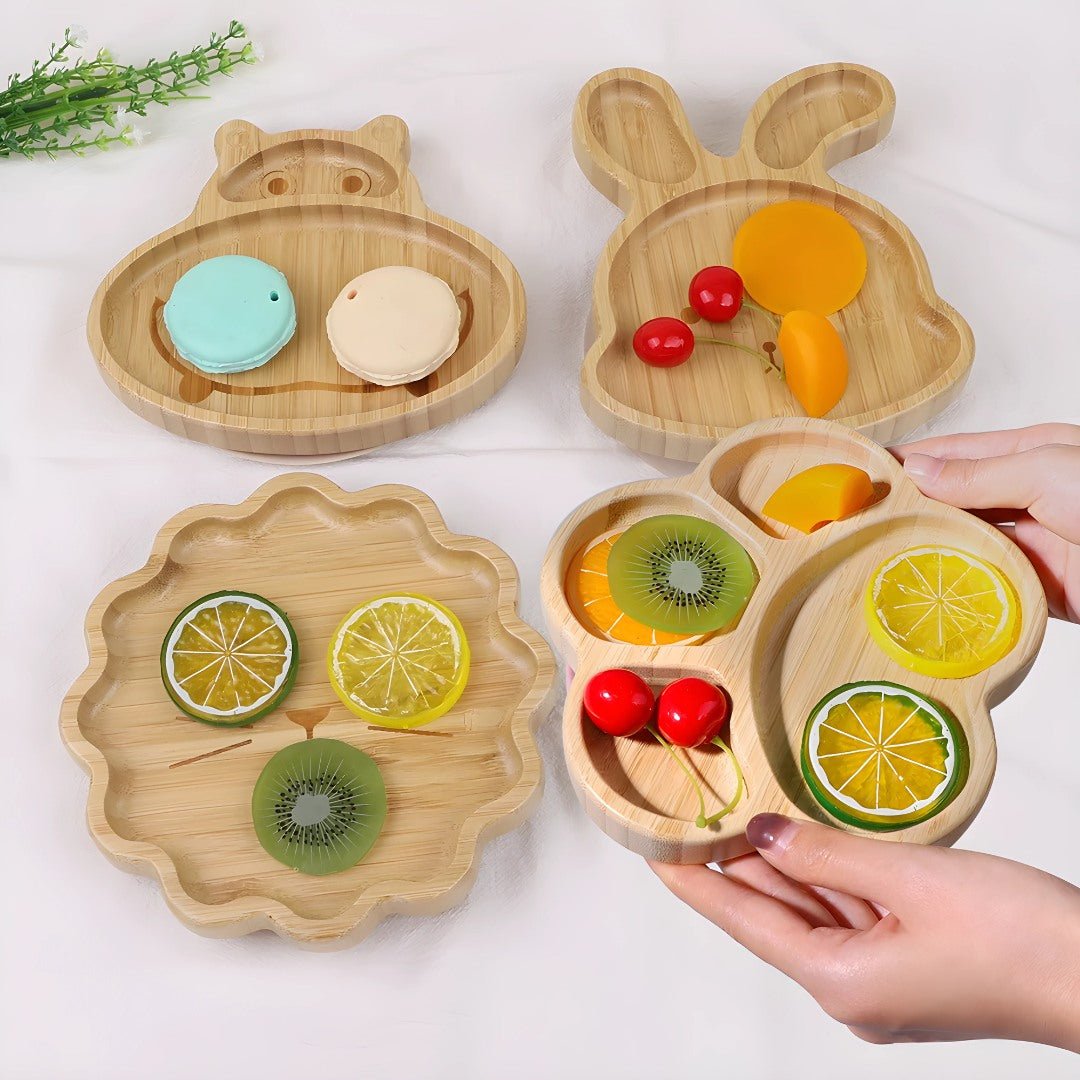 BPA-Free Bamboo Animal Feeding Set – European Household - Lebanon