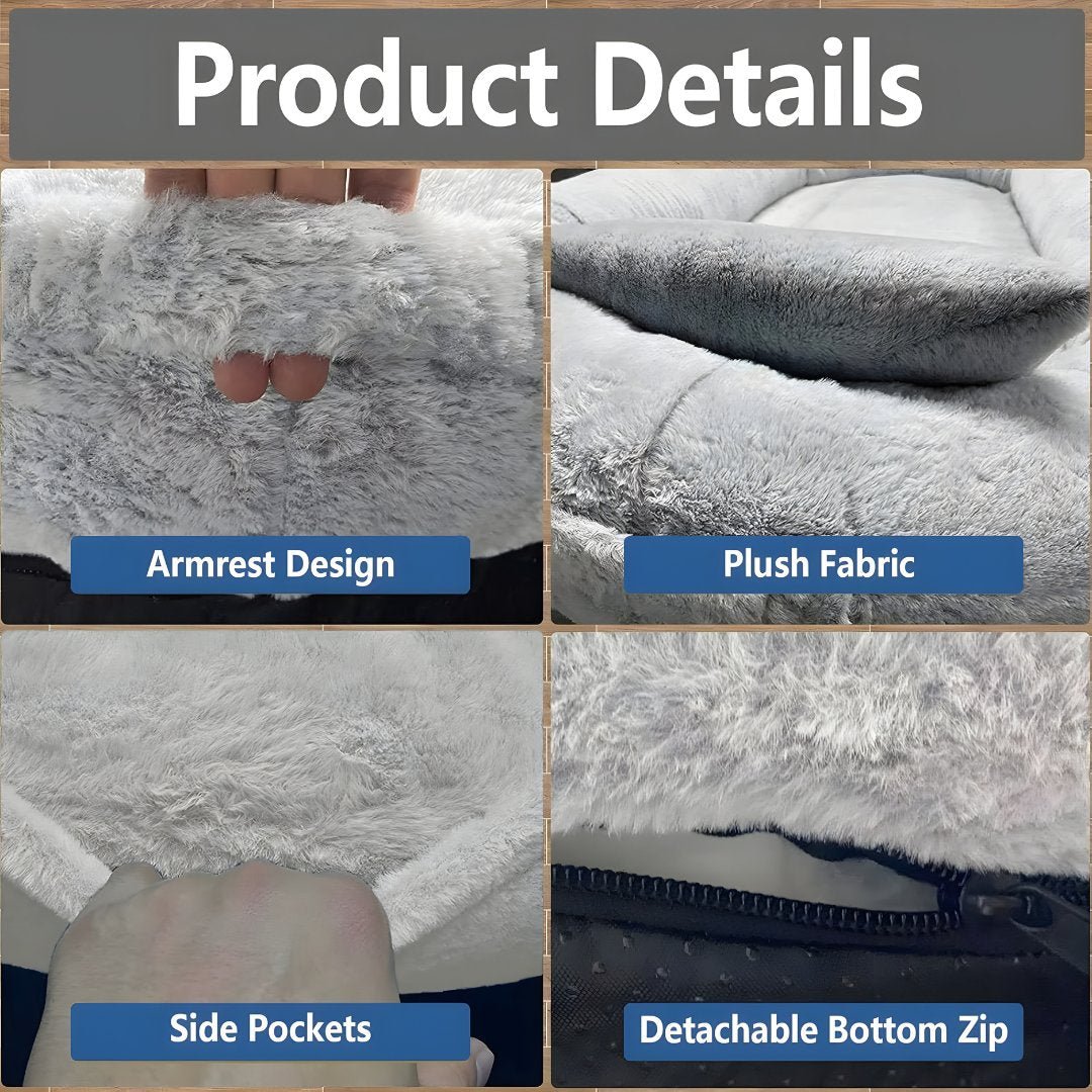 Premium orthopedisch hondenbed voor mensen met luxe comfort