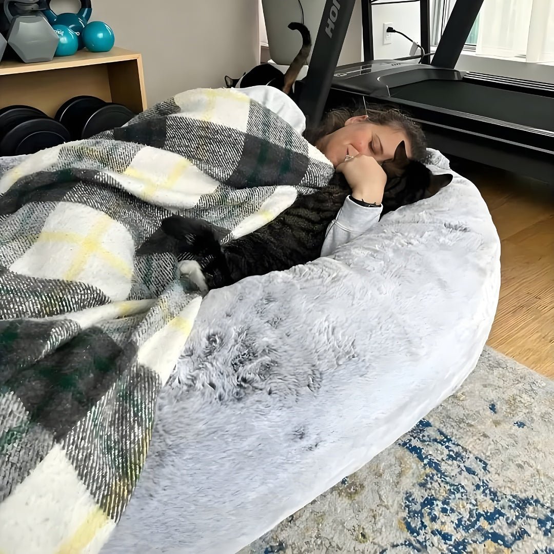 Premium orthopedisch hondenbed voor mensen met luxe comfort