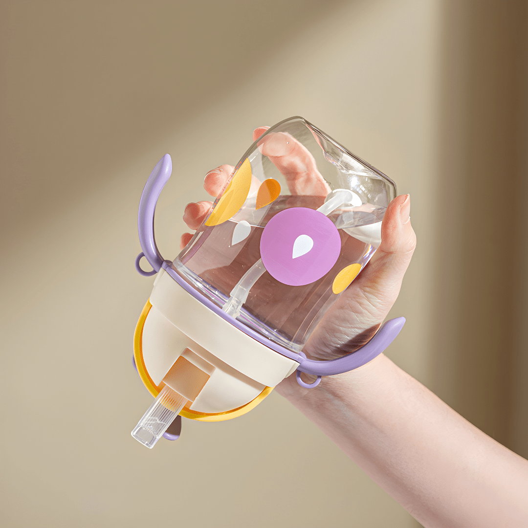 Vliegtuigvormige BPA-vrije babyrietjesbeker 250 ml