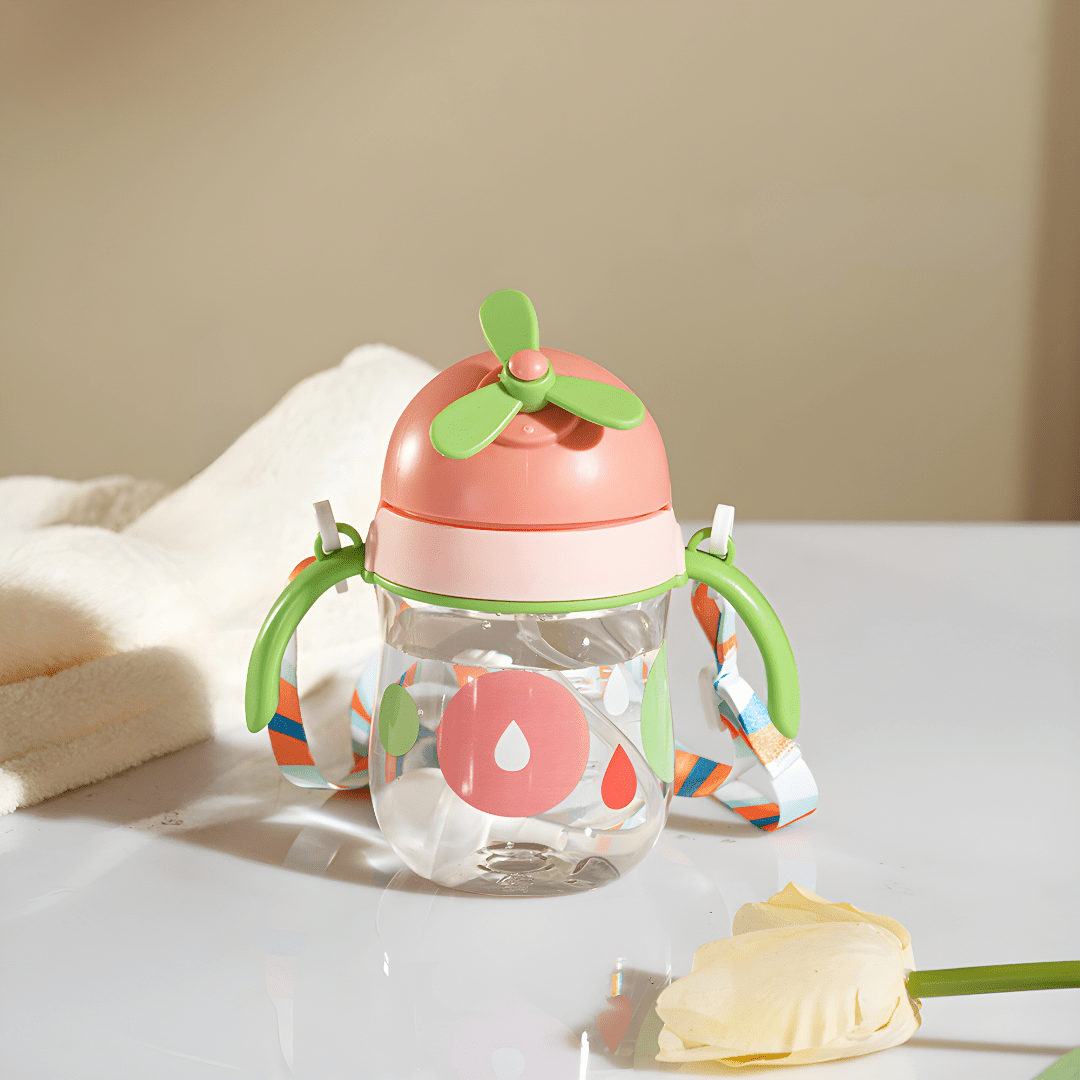 Vliegtuigvormige BPA-vrije babyrietjesbeker 250 ml