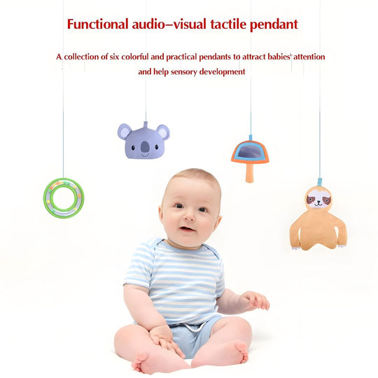 Eco-friendly Kick & Play Piano Gym 0–36 months – colorful baby play mat with piano and toys