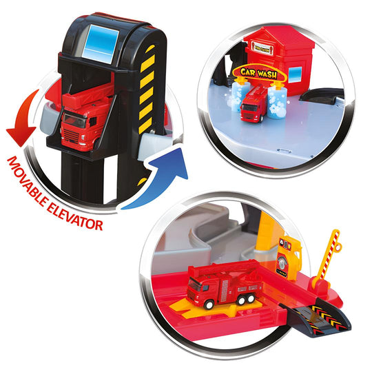 Fire Station Garage Set 3 Levels