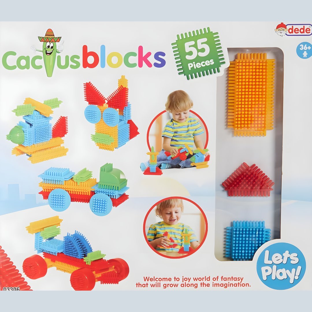 Cactus Blocks 55-Piece Creative Set | Lebanon | European Household