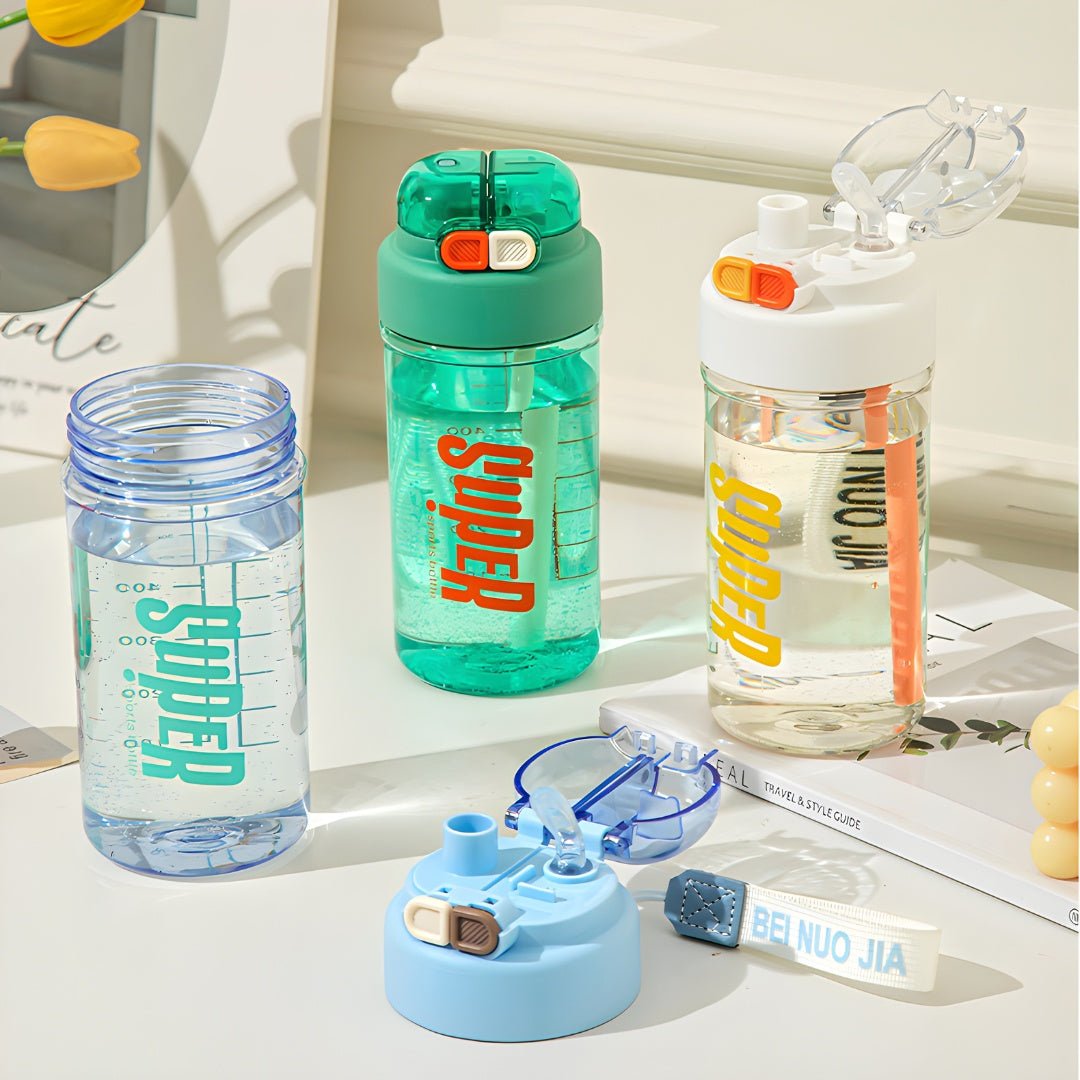 Dual-Sip kinderfles – 620 ml (BPA-vrij en premium kwaliteit)