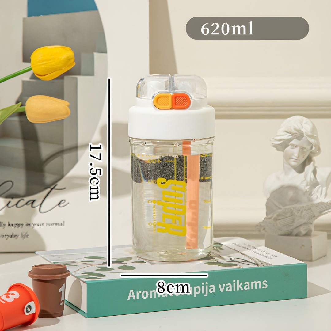 Dual-Sip kinderfles – 620 ml (BPA-vrij en premium kwaliteit)