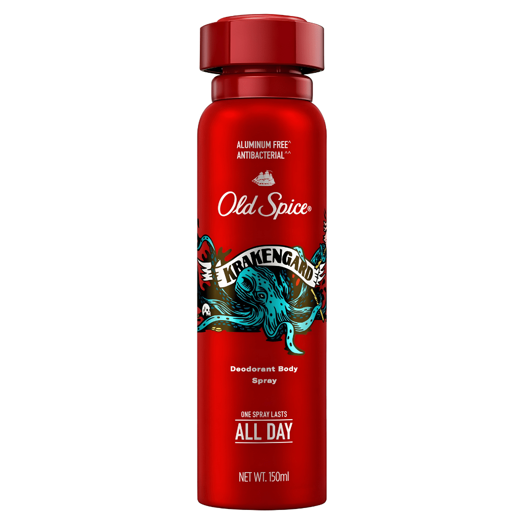 OLD SPICE Krakengard Aerosol Deodorant for Men 150ml – Premium Quality, EU Made
