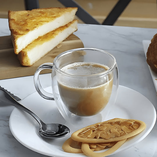 Double wall glass cup 150ml for coffee or tea – available in Lebanon