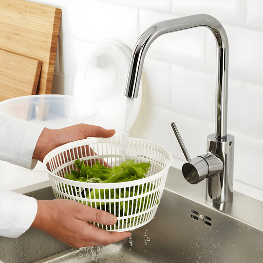Salad Spinner with Handle – Multi-Use Salad Dryer and Serving Bowl