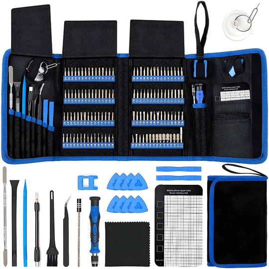 142-in-1 electronics precision screwdriver set with 120 bits and 22 tools – ideal for phone, laptop, and console repair in Lebanon