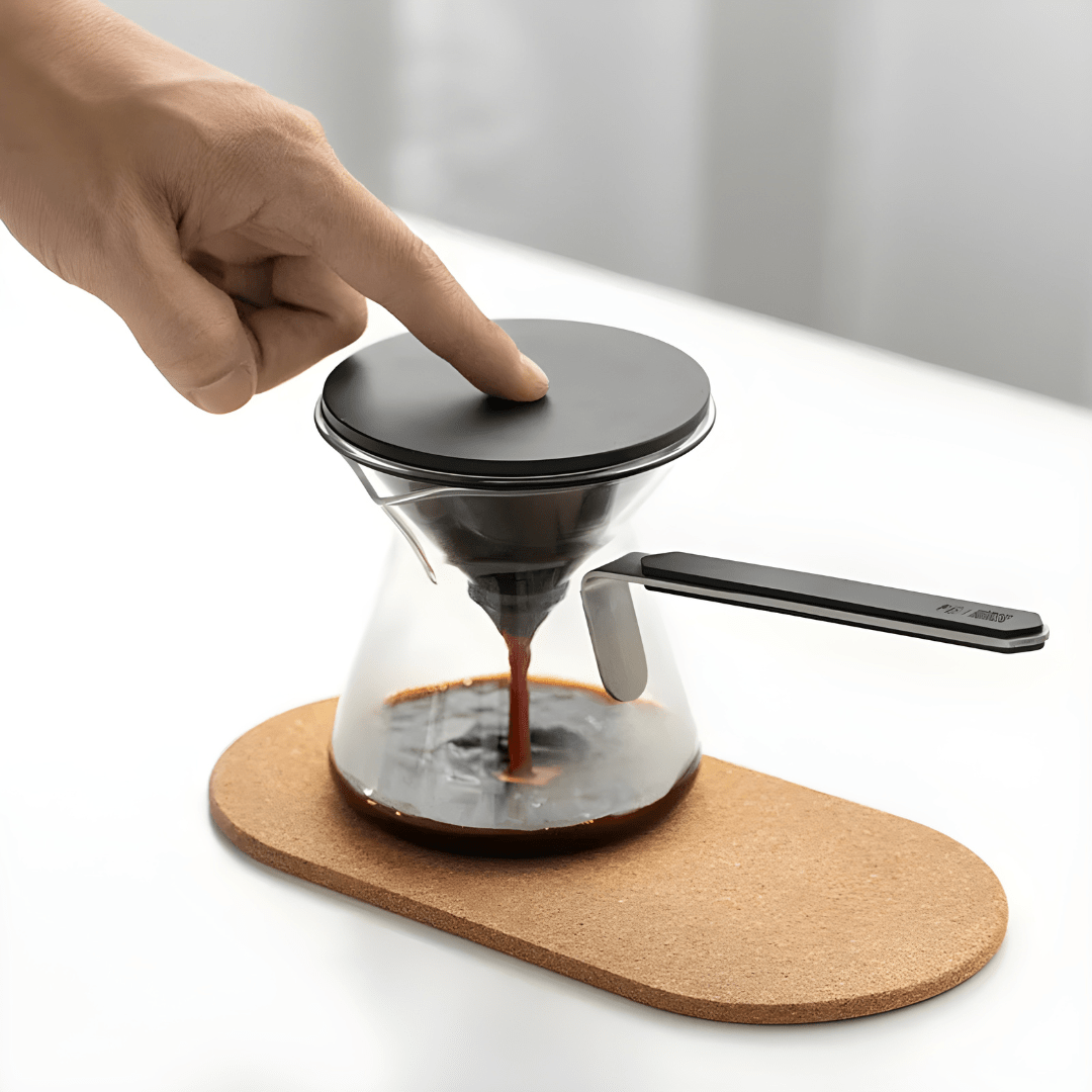 Super Premium 300ml Magnetic Glass Teapot & Cup Set – For Coffee & Tea Brewing