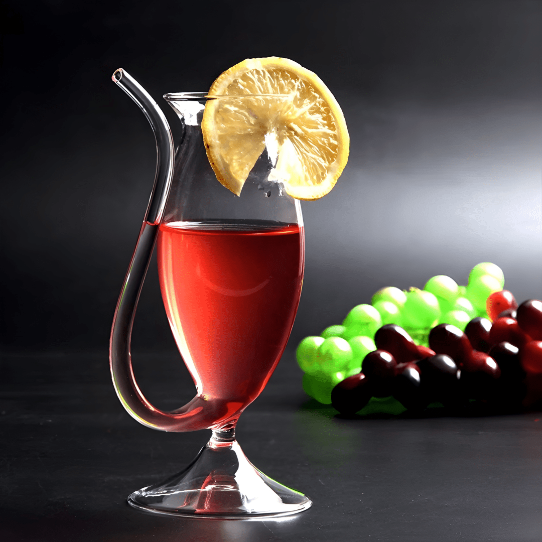 190ml Clear Borosilicate Party Goblet – Drinkware for Beirut Events & Homes