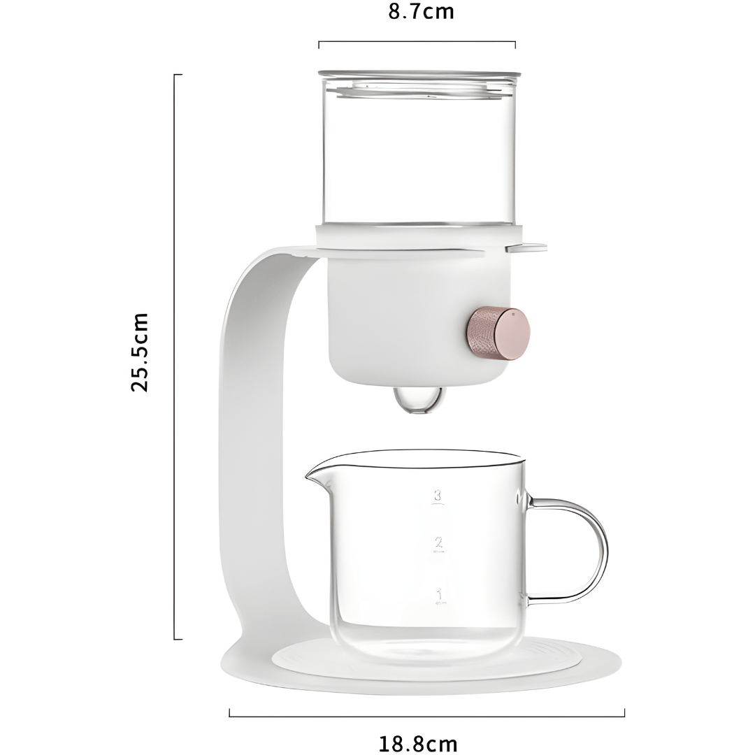 Super Premium Semi-Automatic Tea & Coffee Server – Dual Purpose Brewer (400ml)