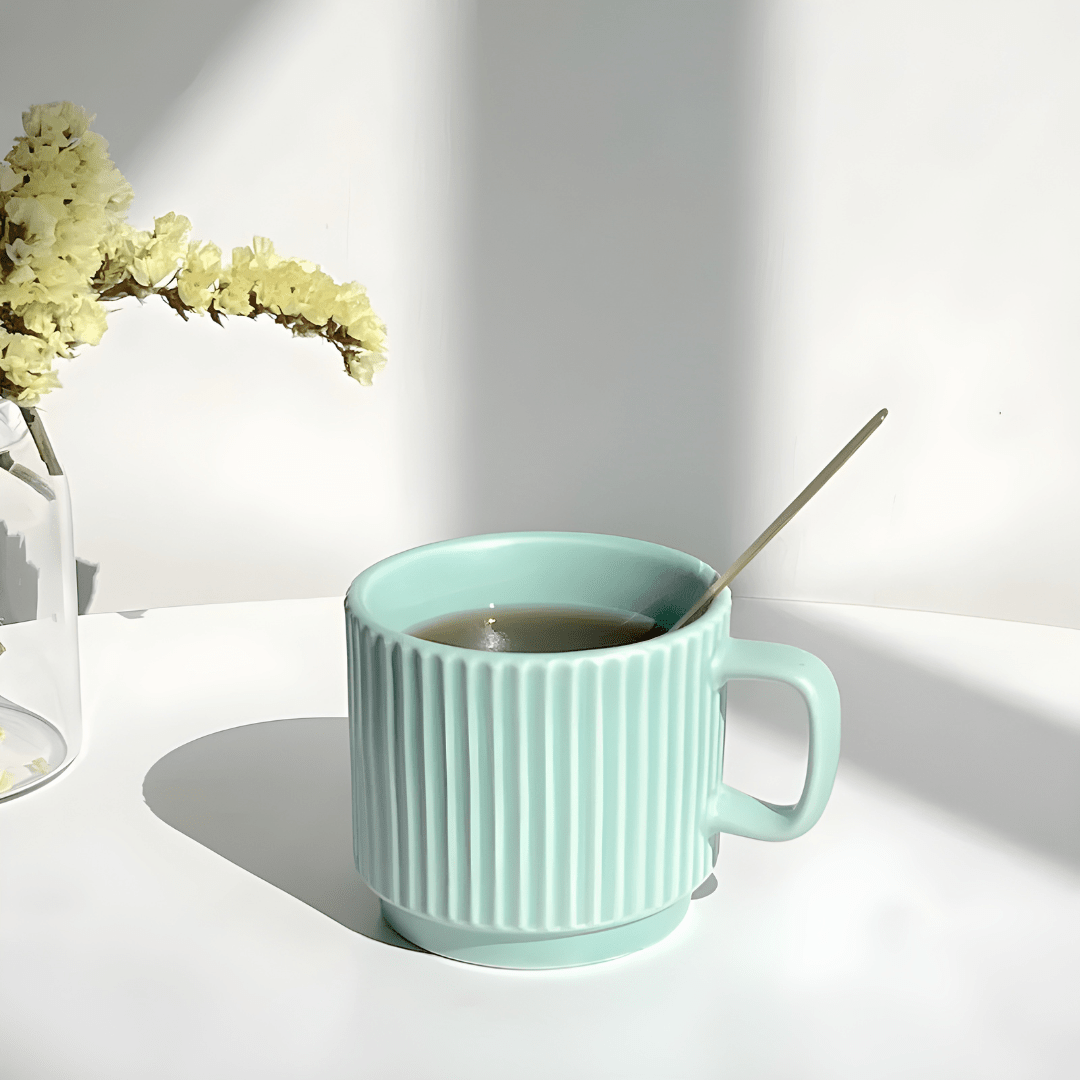 260ml pastel candy color ceramic mug with textured finish – Beirut Lebanon