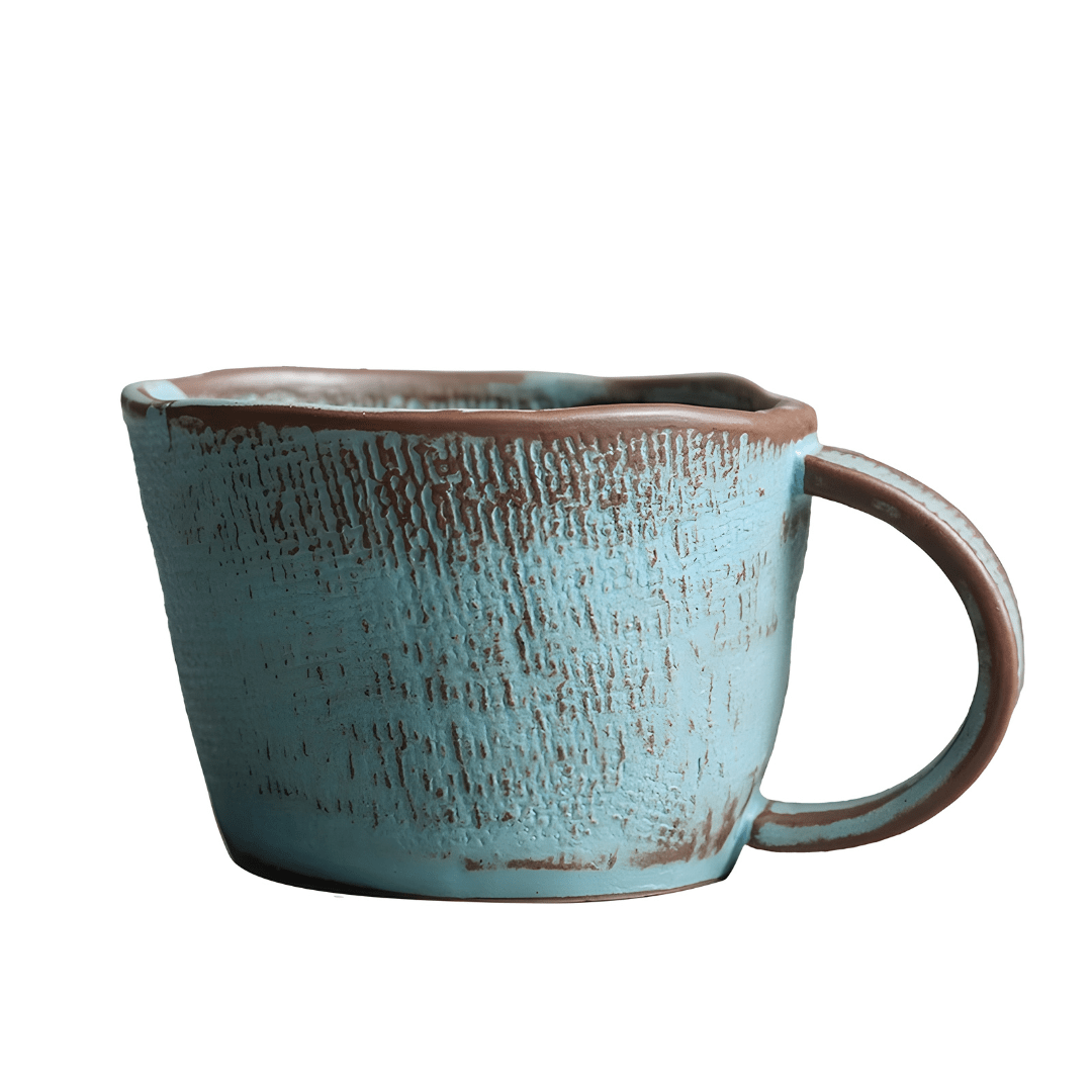 300ml handmade porcelain retro coffee or tea mug – Beirut Lebanon