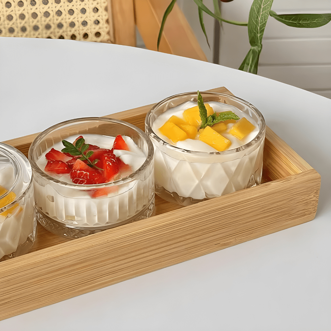 75ml mini glass storage jar with lid for sweets, snacks, desserts – Beirut Lebanon